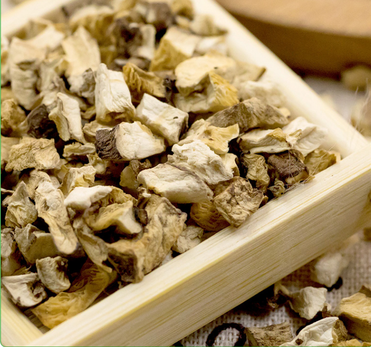 Dehydrated shiitake mushroom granules 
